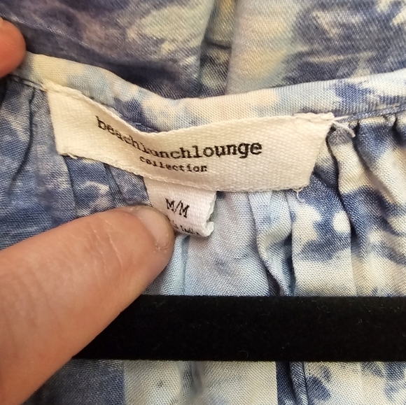 Blue Tie-Dye Women's Top - Picture 8 of 11